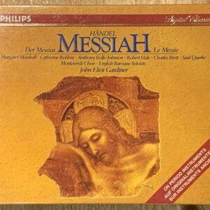 Handel Messiah John Eliot Gardner Discs 1 & 2 of 3 CD box set